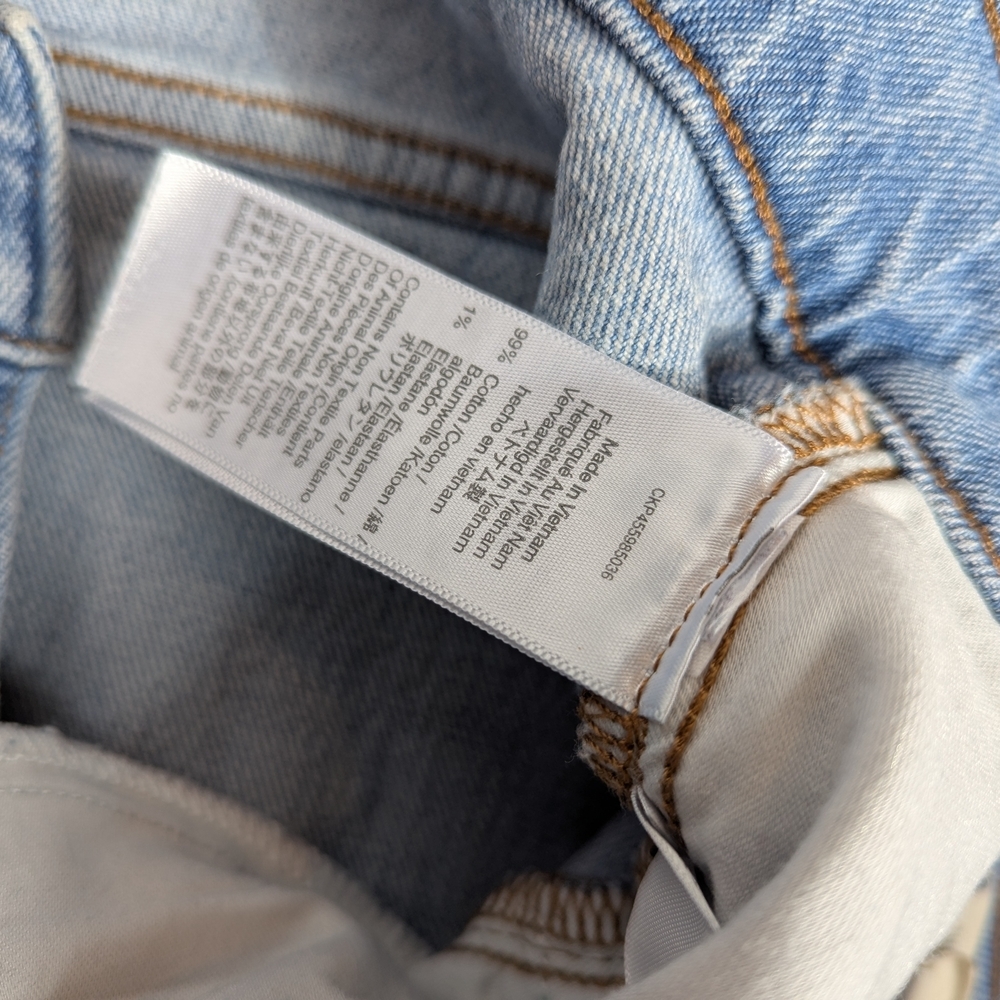 Madewell The Perfect Vintage Jean Size 25T / 0 High Rise Light Wash - Picture 15 of 15